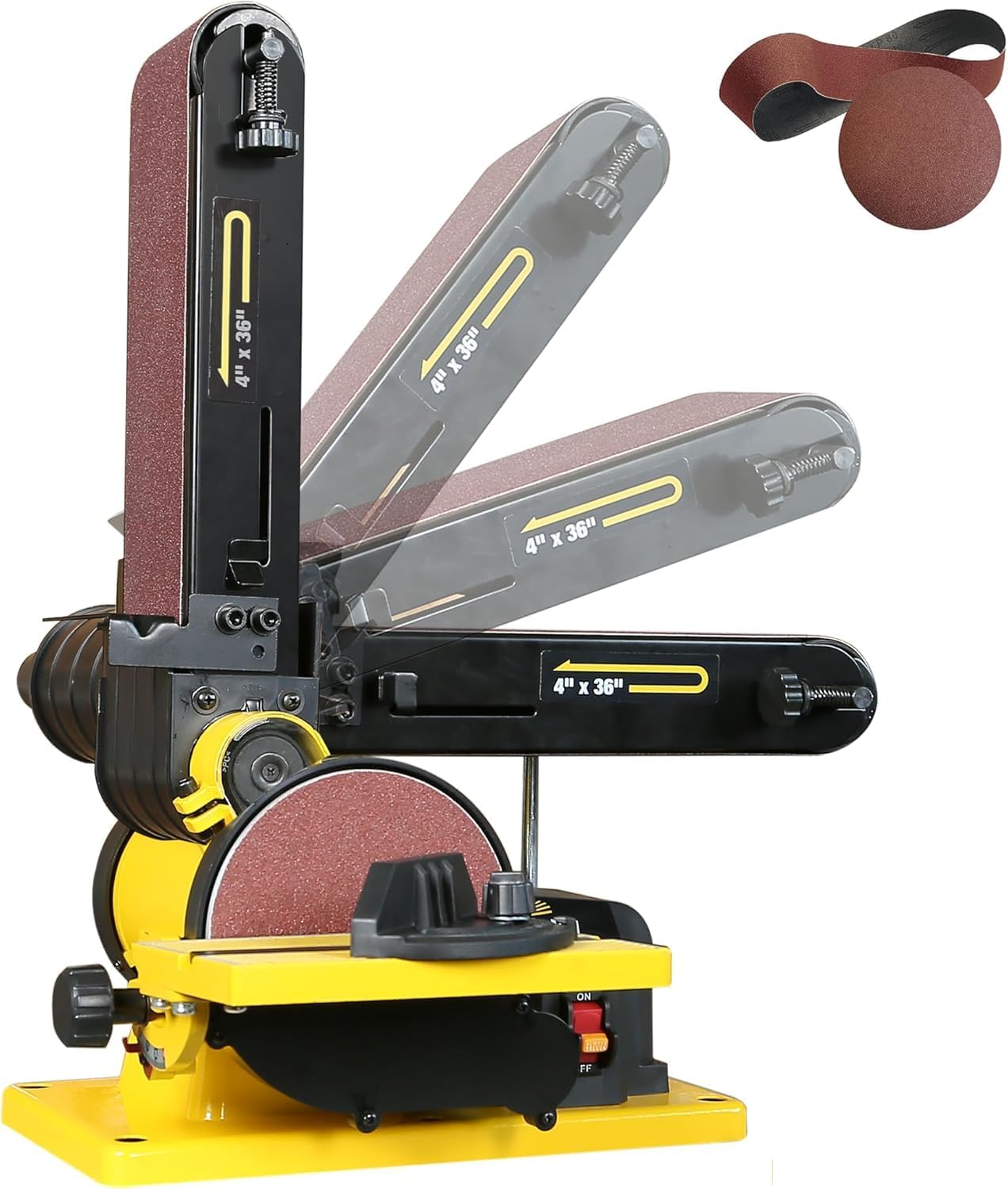 Woodskil 4.3A Belt & Disc Sander
